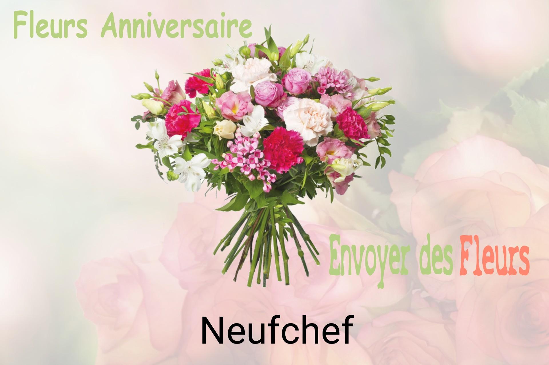 Bouquet de fleurs d’anniversaire livré à Neufchef