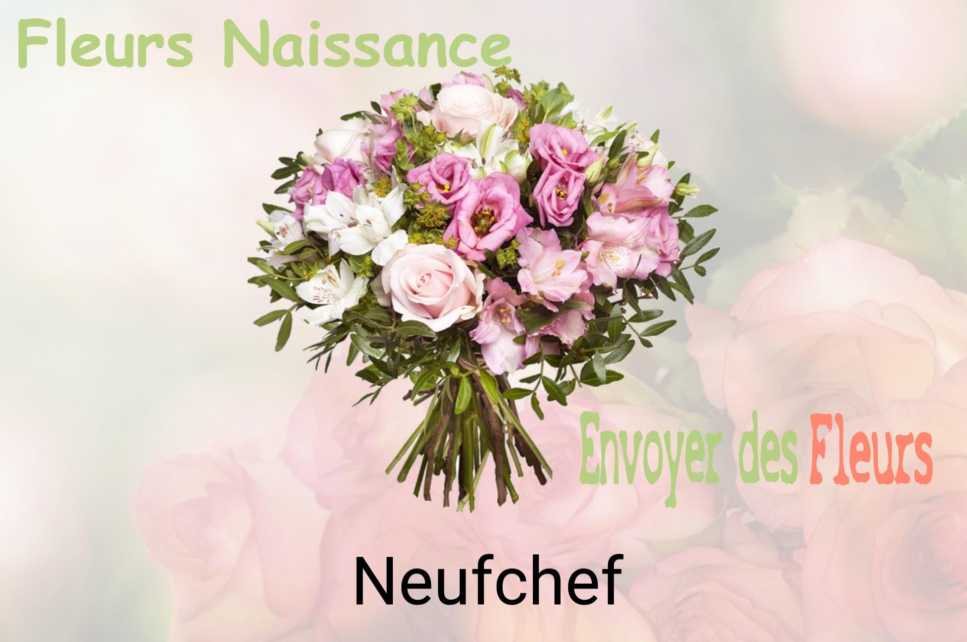 Bouquet de fleurs de naissance livré à Neufchef
